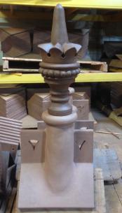 ornamental finial drying